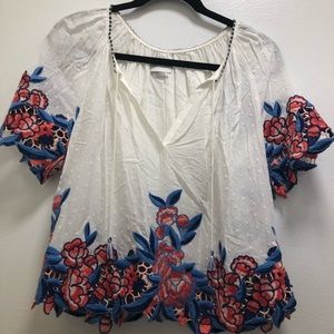 Saylor Floral Embroidered Blouse